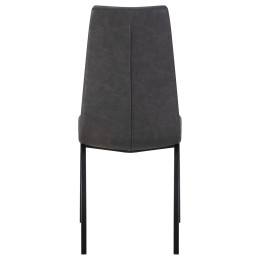 304S-LML-MARK, цвет сиденья серая антрацитовая винтажная экокожа (RU-08), цвет основания черный