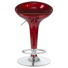 Стул барный DOBRIN BOMBA (бордовый металлик)