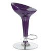 1004-LM BOMBA, цвет сиденья фиолетовый металлик, цвет основания хром