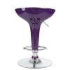 1004-LM BOMBA, цвет сиденья фиолетовый металлик, цвет основания хром