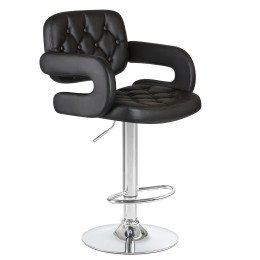 3460-LM TIESTO, цвет сиденья черный, цвет основания хром