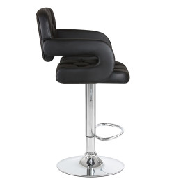 3460-LM TIESTO, цвет сиденья черный, цвет основания хром