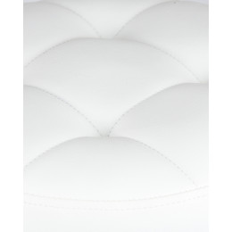 5008-LM BRUNO, цвет сиденья белый, цвет основания хром