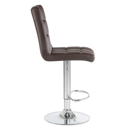 5009-LM KRUGER, цвет сиденья коричневый, цвет основания хром