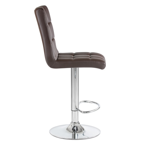 5009-LM KRUGER, цвет сиденья коричневый, цвет основания хром