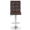 5009-LM KRUGER, цвет сиденья коричневый, цвет основания хром
