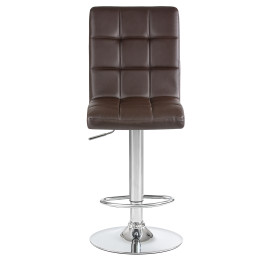 5009-LM KRUGER, цвет сиденья коричневый, цвет основания хром