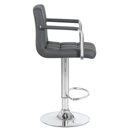 5011-LM KRUGER ARM, цвет сиденья серый, цвет основания хром