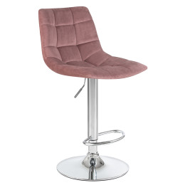 5017-LM TAILOR, цвет сиденья пудрово-розовый велюр (MJ9-32), цвет основания хром