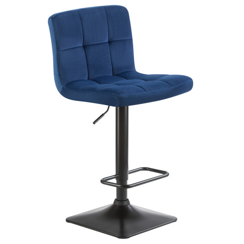 5018-LM DOMINIC, цвет сиденья синий велюр (MJ9-117), цвет основания черный