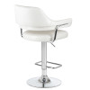 Стул барный DOBRIN CHARLY (белый крокодил)
