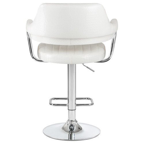 Стул барный DOBRIN CHARLY (белый крокодил)