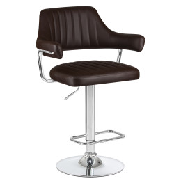 5019-LM CHARLY, цвет сиденья коричневый, цвет основания хром