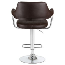 5019-LM CHARLY, цвет сиденья коричневый, цвет основания хром
