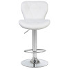 5022-LM BARNY, цвет сиденья белый, цвет основания хром