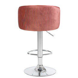 5025-LM DARCY, цвет сиденья бронзово-розовый (1922-17), цвет основания хром