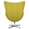 Кресло дизайнерское DOBRIN EGG (светло-зеленая ткань AF3)