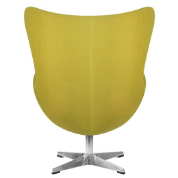 Кресло дизайнерское DOBRIN EGG (светло-зеленая ткань AF3)