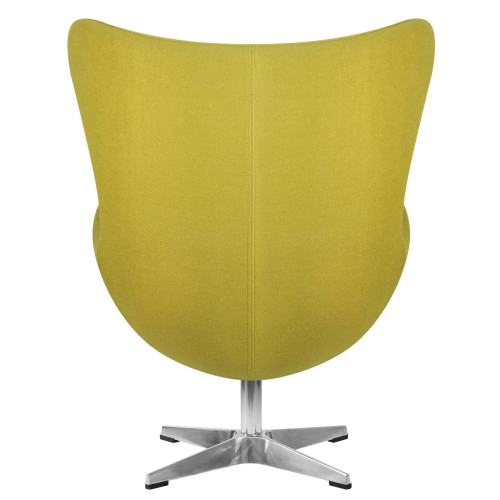 Кресло дизайнерское DOBRIN EGG (светло-зеленая ткань AF3)