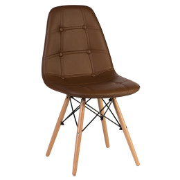 301-LMZL BENNET, цвет сиденья коричневый, цвет основания светлый бук
