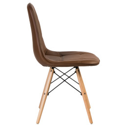 301-LMZL BENNET, цвет сиденья коричневый, цвет основания светлый бук