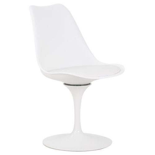 635EPP-LMZL TULIP, цвет сиденья белый (W-02), цвет основания белый
