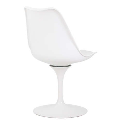 635EPP-LMZL TULIP, цвет сиденья белый (W-02), цвет основания белый