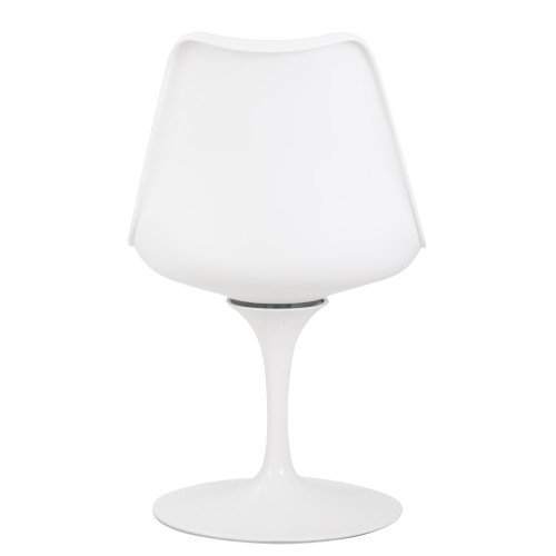 635EPP-LMZL TULIP, цвет сиденья белый (W-02), цвет основания белый