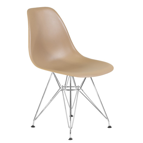 638APP-LMZL DSR, цвет сиденья бежевый (GR-03), цвет основания хромированная сталь