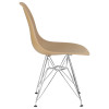 638APP-LMZL DSR, цвет сиденья бежевый (GR-03), цвет основания хромированная сталь