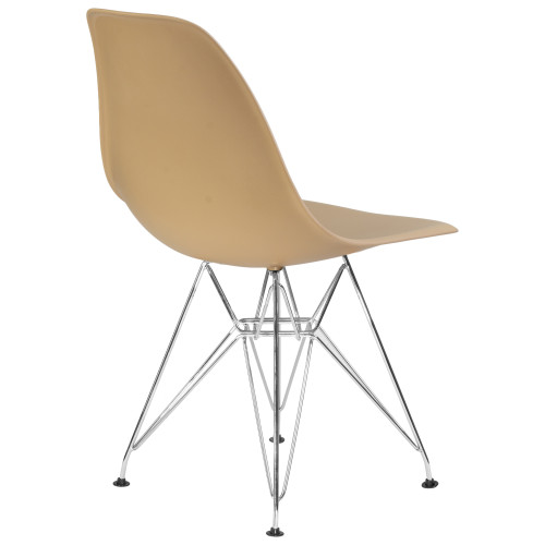 638APP-LMZL DSR, цвет сиденья бежевый (GR-03), цвет основания хромированная сталь