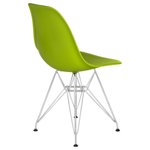 638APP-LMZL DSR, цвет сиденья салатовый (G-08), цвет основания хромированная сталь