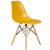 Стул обеденный DOBRIN DSW (ножки светлый бук, цвет горчичный (Y-03))