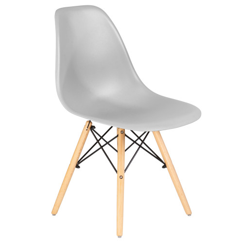 638PP-LMZL DSW, цвет сиденья светло-серый (GR-01), цвет основания светлый бук