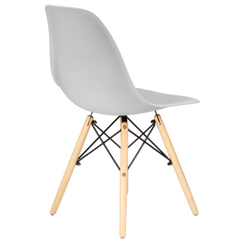 638PP-LMZL DSW, цвет сиденья светло-серый (GR-01), цвет основания светлый бук