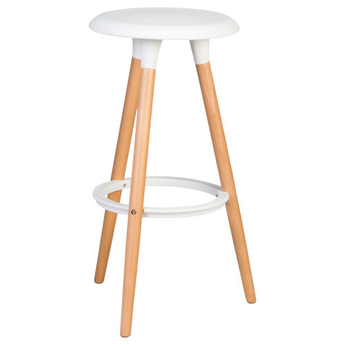 652PP-LMZL ROYCE, цвет сиденья белый (W-02), цвет основания светлый бук