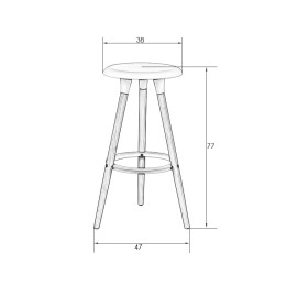 652PP-LMZL ROYCE, цвет сиденья белый (W-02), цвет основания светлый бук