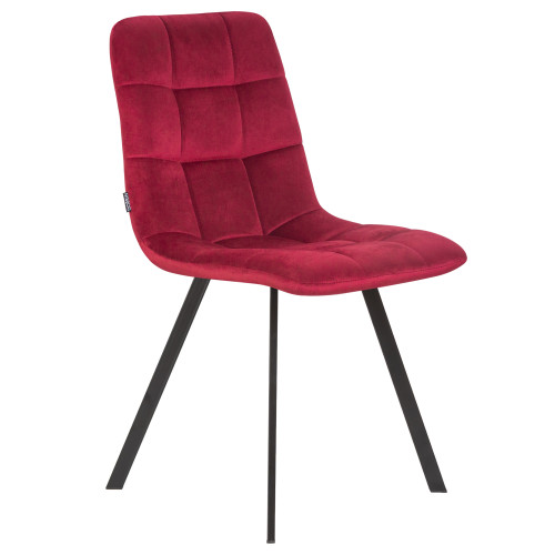 8025-LML ALEX SQUARE , цвет сиденья бордовый велюр (V108-85), цвет основания черный