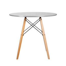 108-TD-LMZL CHELSEA`80, цвет столешницы светло-серый (GR-01), цвет основания светлый бук