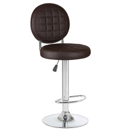 3260-LM MOLLY, цвет сиденья коричневый, цвет основания хром