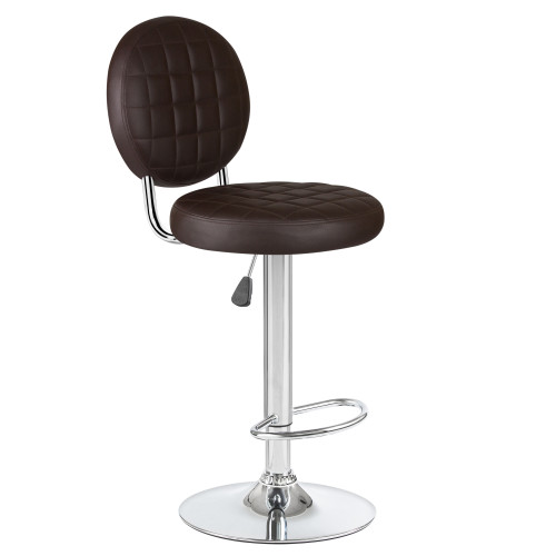 3260-LM MOLLY, цвет сиденья коричневый, цвет основания хром