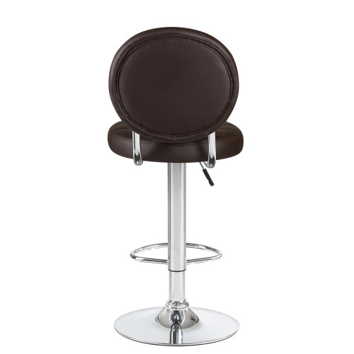 3260-LM MOLLY, цвет сиденья коричневый, цвет основания хром