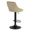 Стул барный DOBRIN LOGAN BLACK (мокко велюр (MJ9-9))