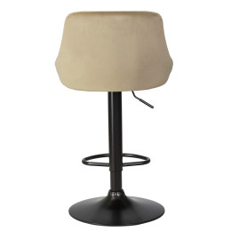 Стул барный DOBRIN LOGAN BLACK (мокко велюр (MJ9-9))