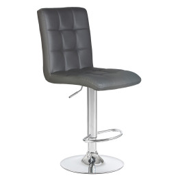 5009-LM KRUGER, цвет сиденья серый, цвет основания хром