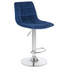 5017-LM TAILOR, цвет сиденья синий велюр (MJ9-117), цвет основания хром
