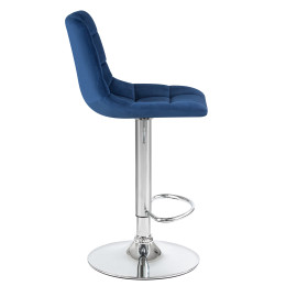 5017-LM TAILOR, цвет сиденья синий велюр (MJ9-117), цвет основания хром