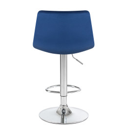 5017-LM TAILOR, цвет сиденья синий велюр (MJ9-117), цвет основания хром