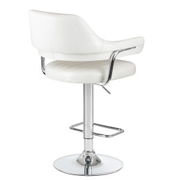 Стул барный DOBRIN CHARLY (белый крокодил)