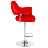 5019-LM CHARLY, цвет сиденья красный, цвет основания хром